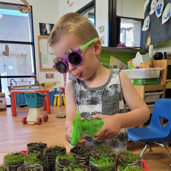 Kids enjoying art at Curious Kids Preschool